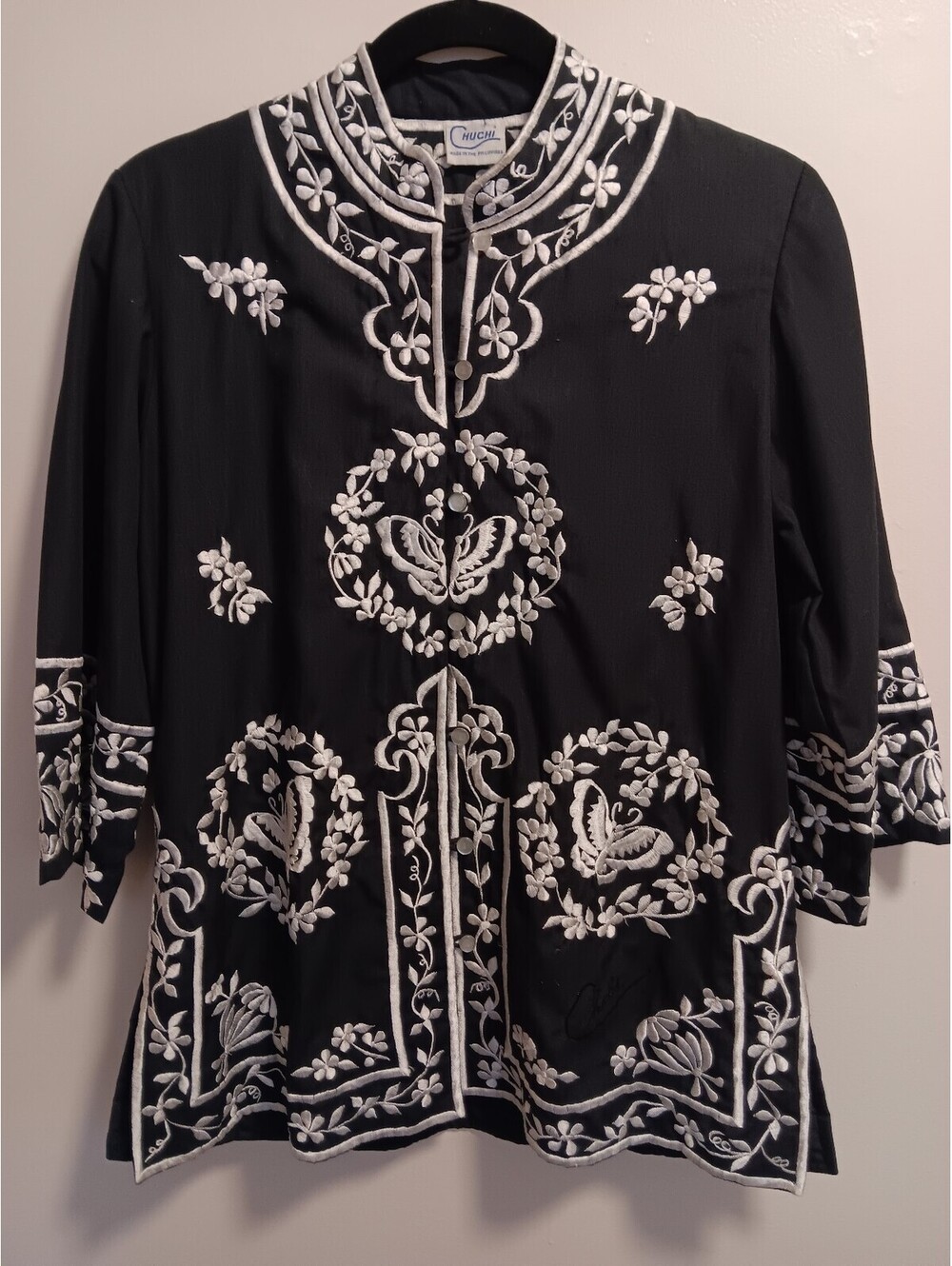 Women's vintage embroidered tunic/ jacket
